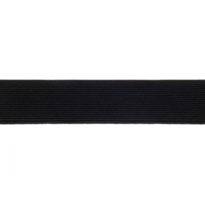 Guma, pruženka prádlová černá 25mm, metráž