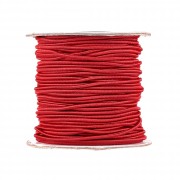 Guma, pruženka kulatá kloboučnická červená 1 mm, metráž