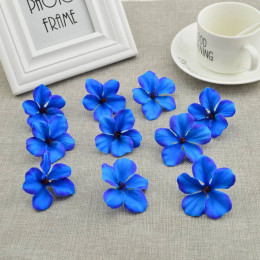 Květ HAWAI, textilní dekorace, květina modrá