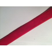 Sametová stuha, sametka šíře 16mm, červená