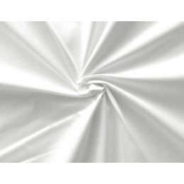 Plátno bavlna + polyester, nemačkavá úprava, bílá metráž - AKCE SLEVA 30%