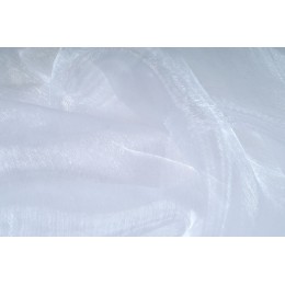 Organza bílá, látka, metráž šíře 150 cm, AKCE, SLEVA -50%, 