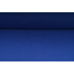 Jednolícní úplet, tričkovina, královsky modrá, látky, metráž  - šíře 2 x 68 cm - TUNEL